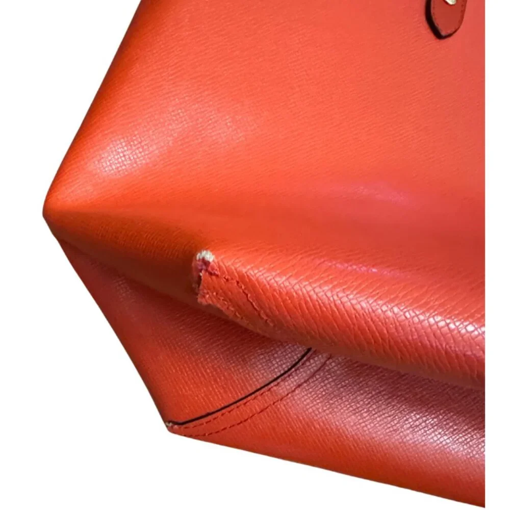Coach Reversible City Tote Orange/Fuchsia - Picture 14 of 16